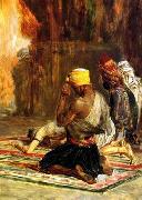 unknow artist Arab or Arabic people and life. Orientalism oil paintings  524 oil painting on canvas